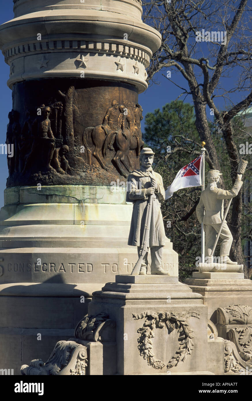 Confederate Monument at Alabama State Capitol Montgomery Alabama USA Stock Photo Alamy
