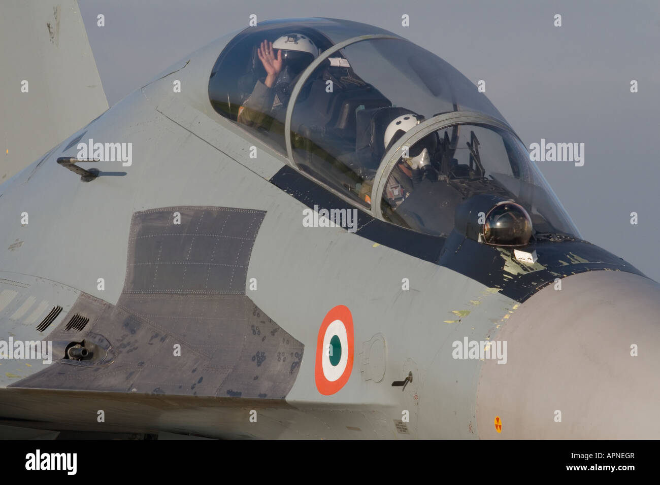 Sukhoi Su-30 Flanker of the Indian Air Force Stock Photo