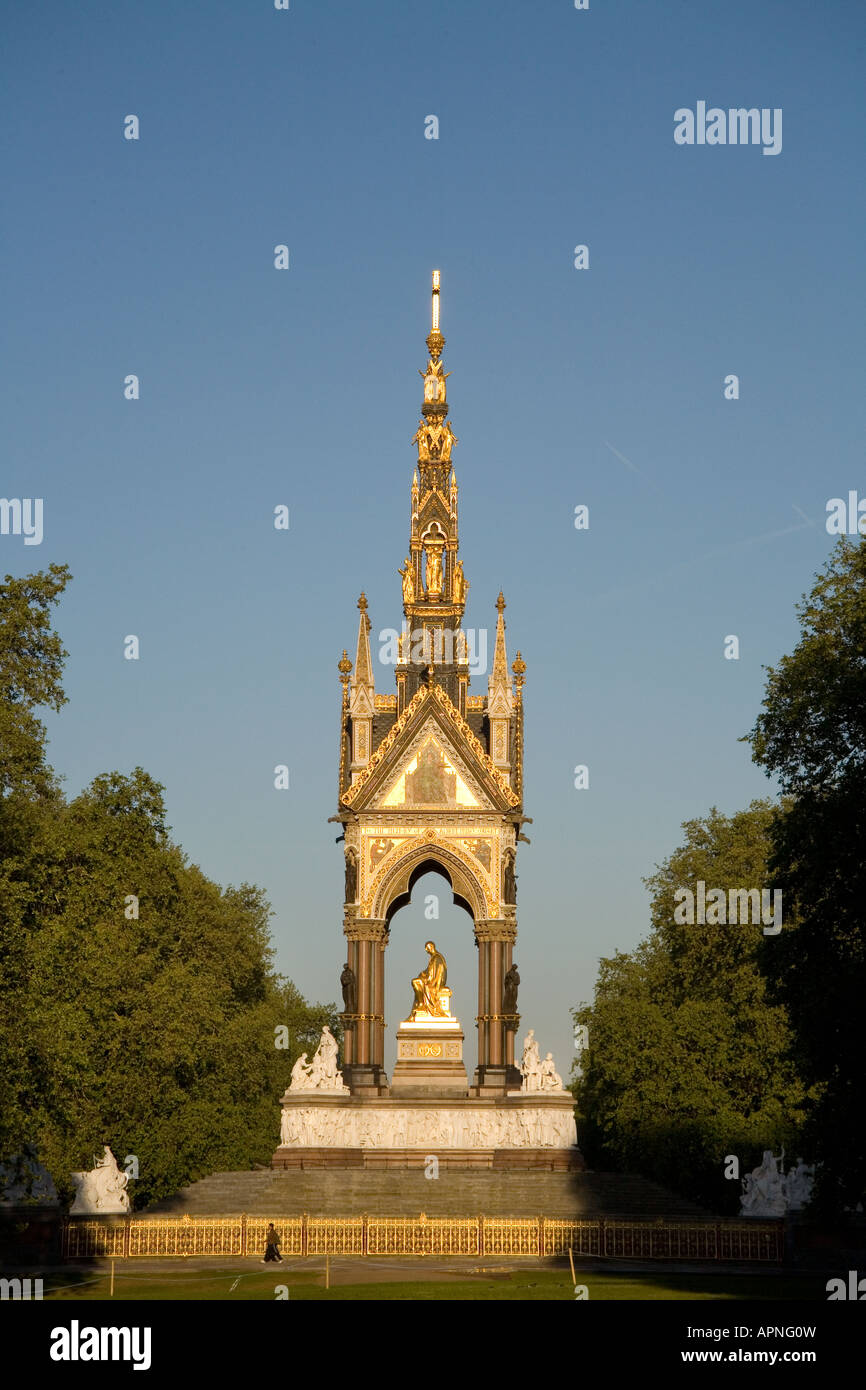 The Prince Albert memorial, Hyde Park London Stock Photo Alamy