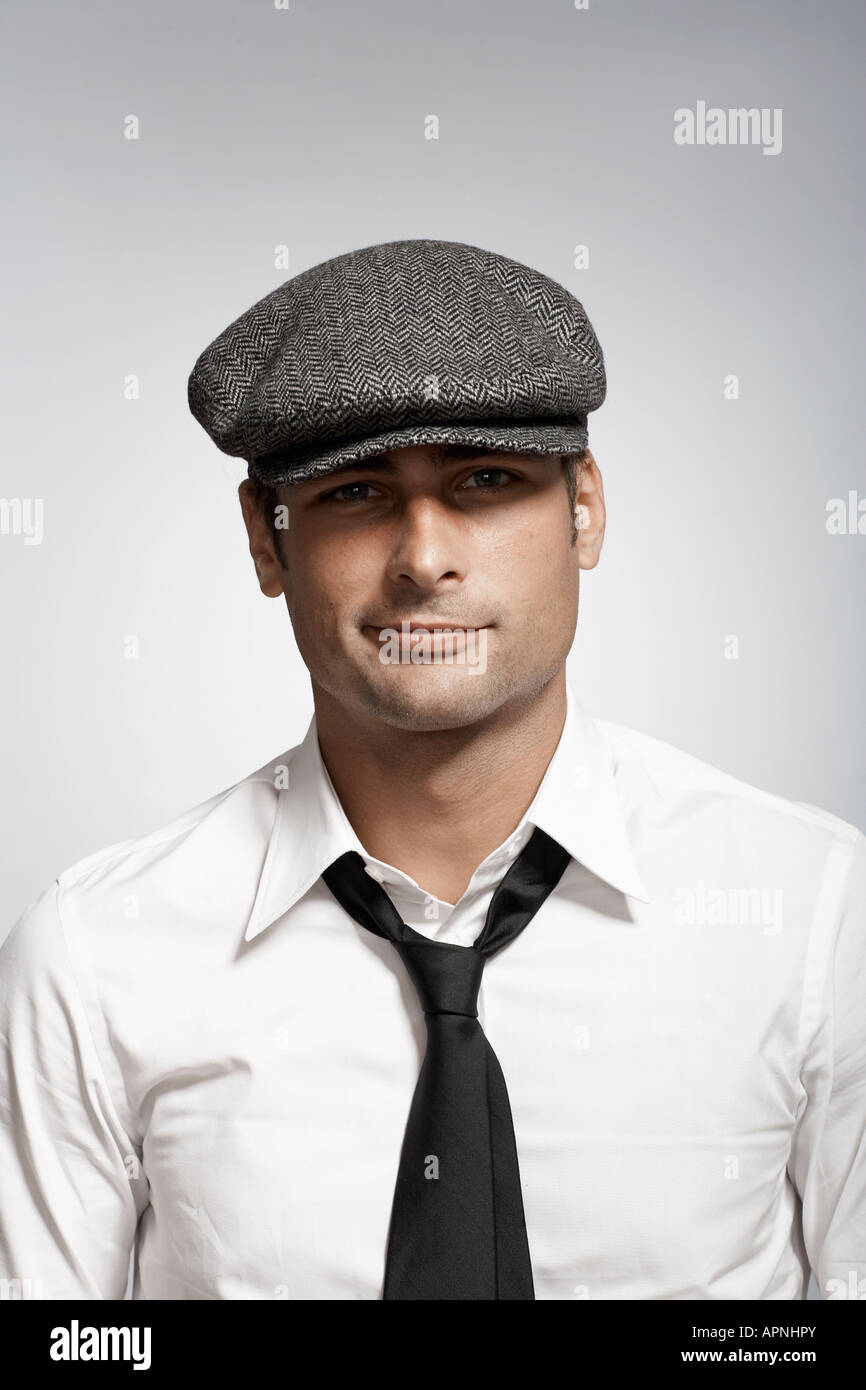 Mid adult man wearing cap Stock Photo Alamy