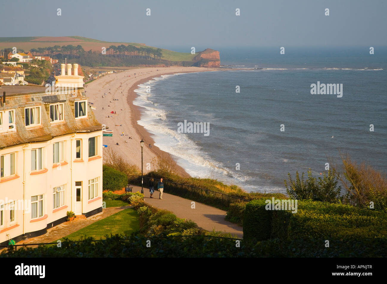 Budleigh Salterton, Devon, England Stock Photo Alamy
