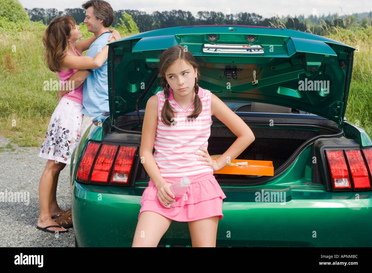 Embarrassed child parents hi-res stock photography and images - Alamy