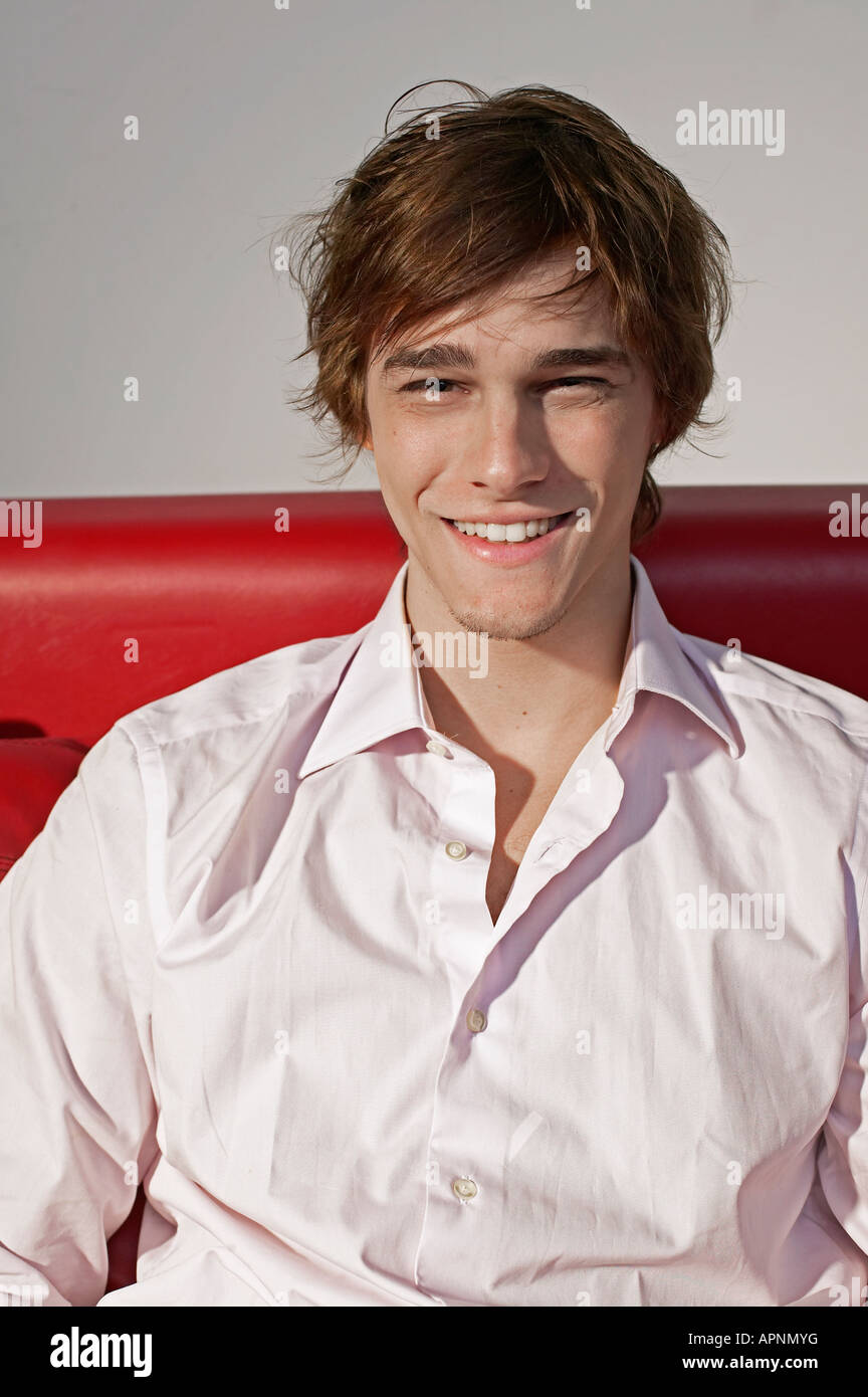 One young man only hi-res stock photography and images - Alamy