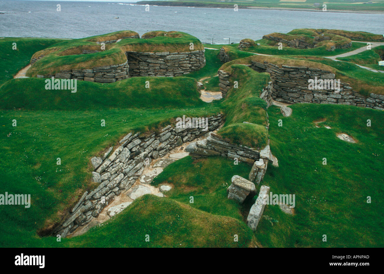Brae Skara brae stone walls hi-res stock photography and images - Alamy