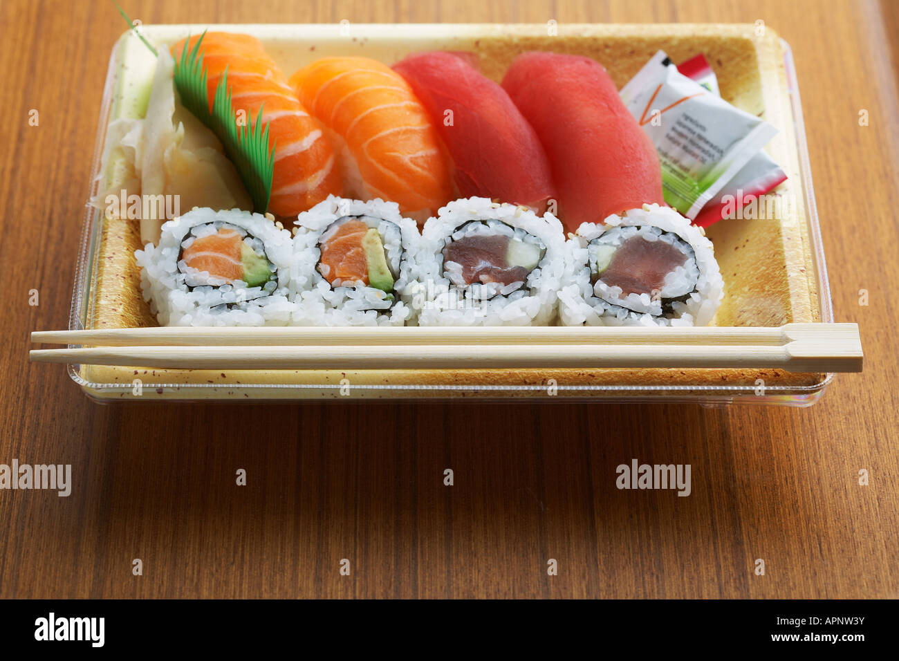 Sushi lunch box Stock Photo