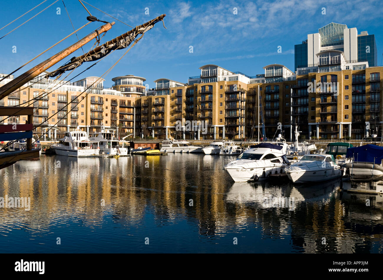 St Katherine Docks London Stock Photo Alamy