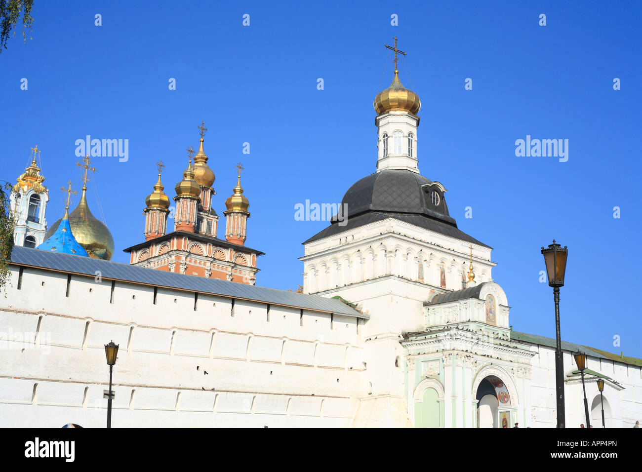 Krasnaya Tower, Trinity Lavra of St. Sergius, Sergiyev Posad, Golden Ring, Russia Stock Photo