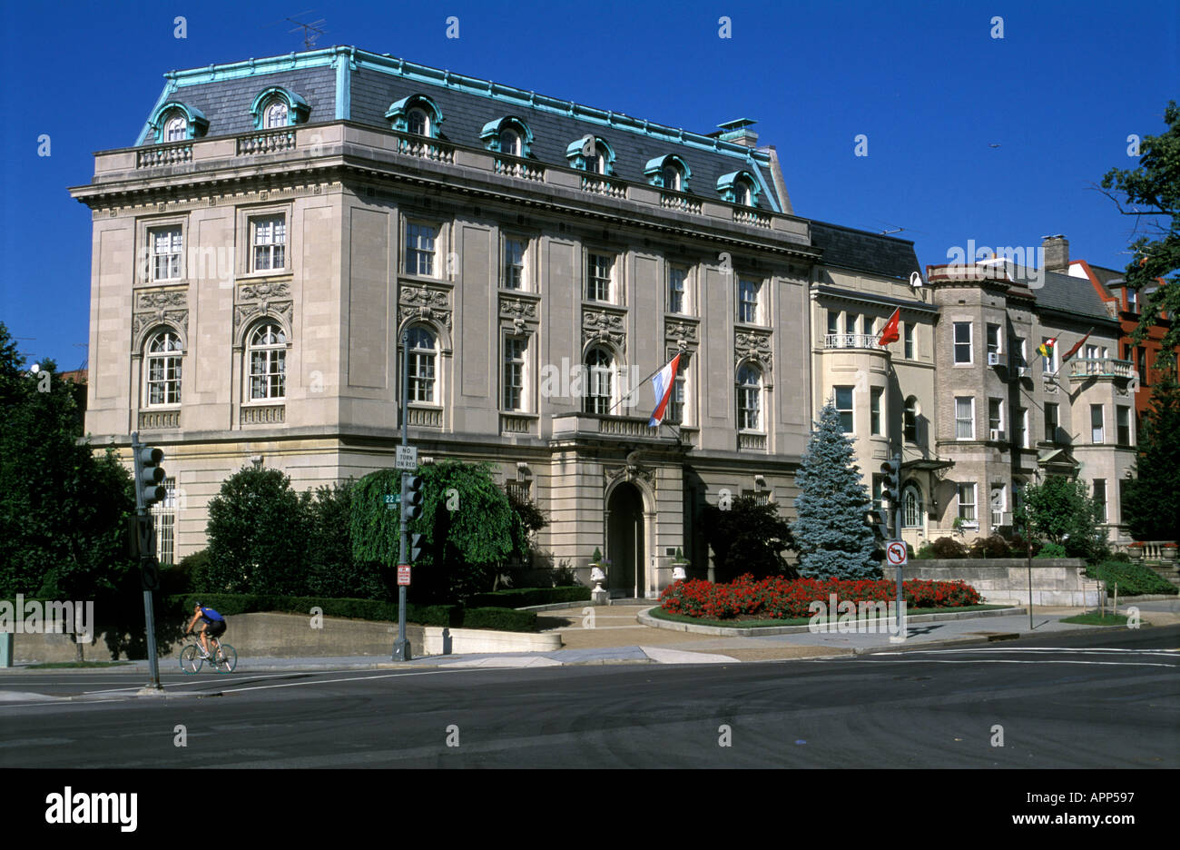 Luxembourg Embassy, Washington D.C. Stock Photo