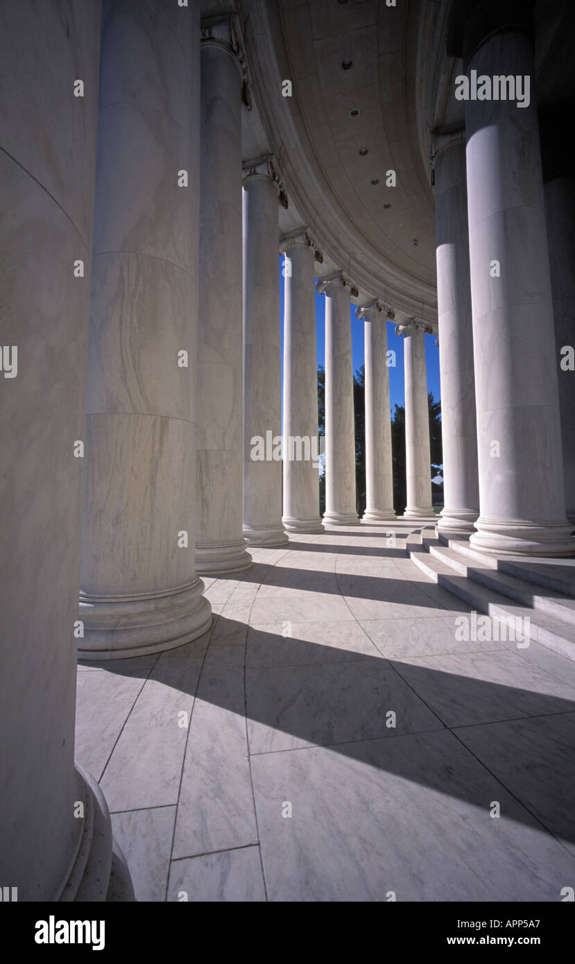 Jefferson Memorial in Washington D.C. Stock Photo