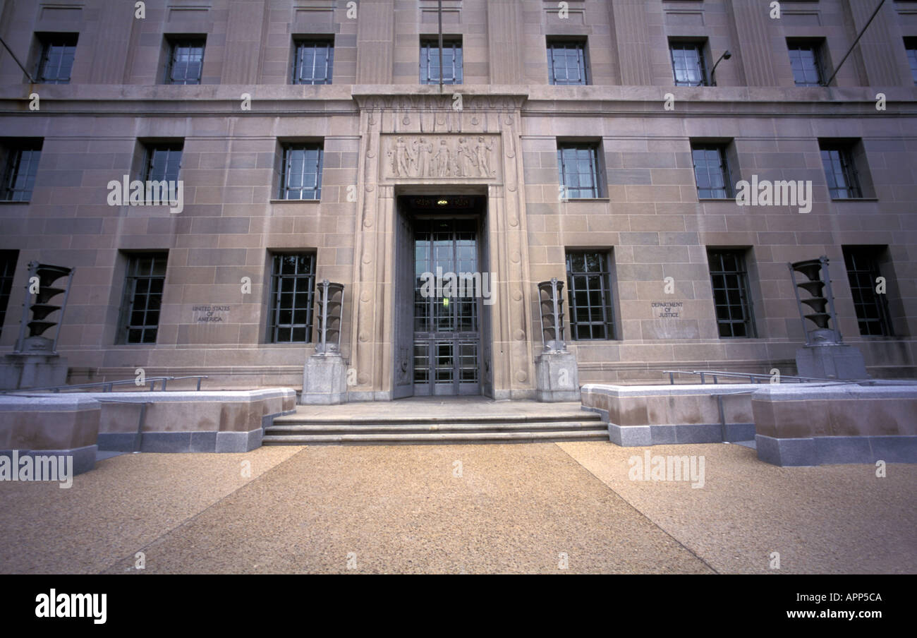 Department of Justice in Washington D.C. Stock Photo
