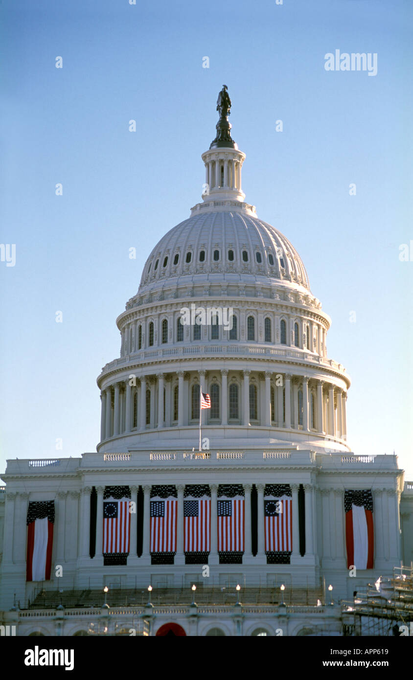 Capitol building dome Washington D.C. Stock Photo