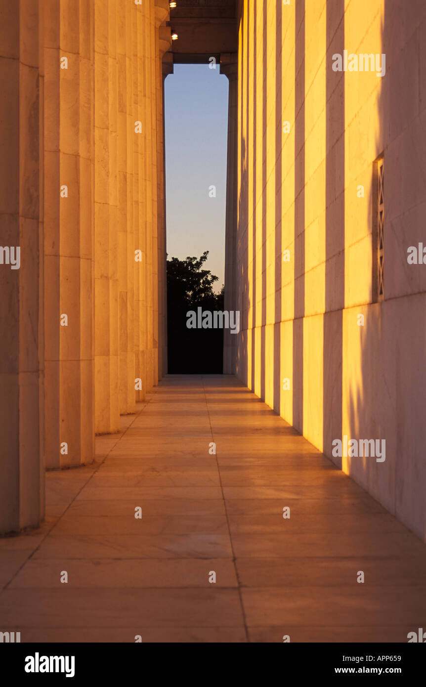Lincoln Memorial in Washington D.C. Stock Photo