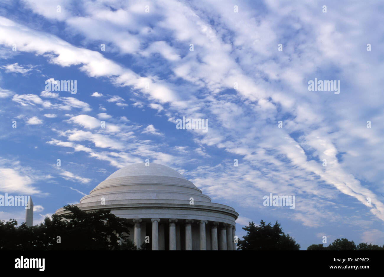 Jefferson Memorial in Washington D.C. Stock Photo
