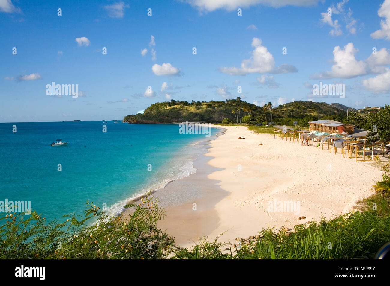 Darkwood Beach in Antigua Caribbean Stock Photo