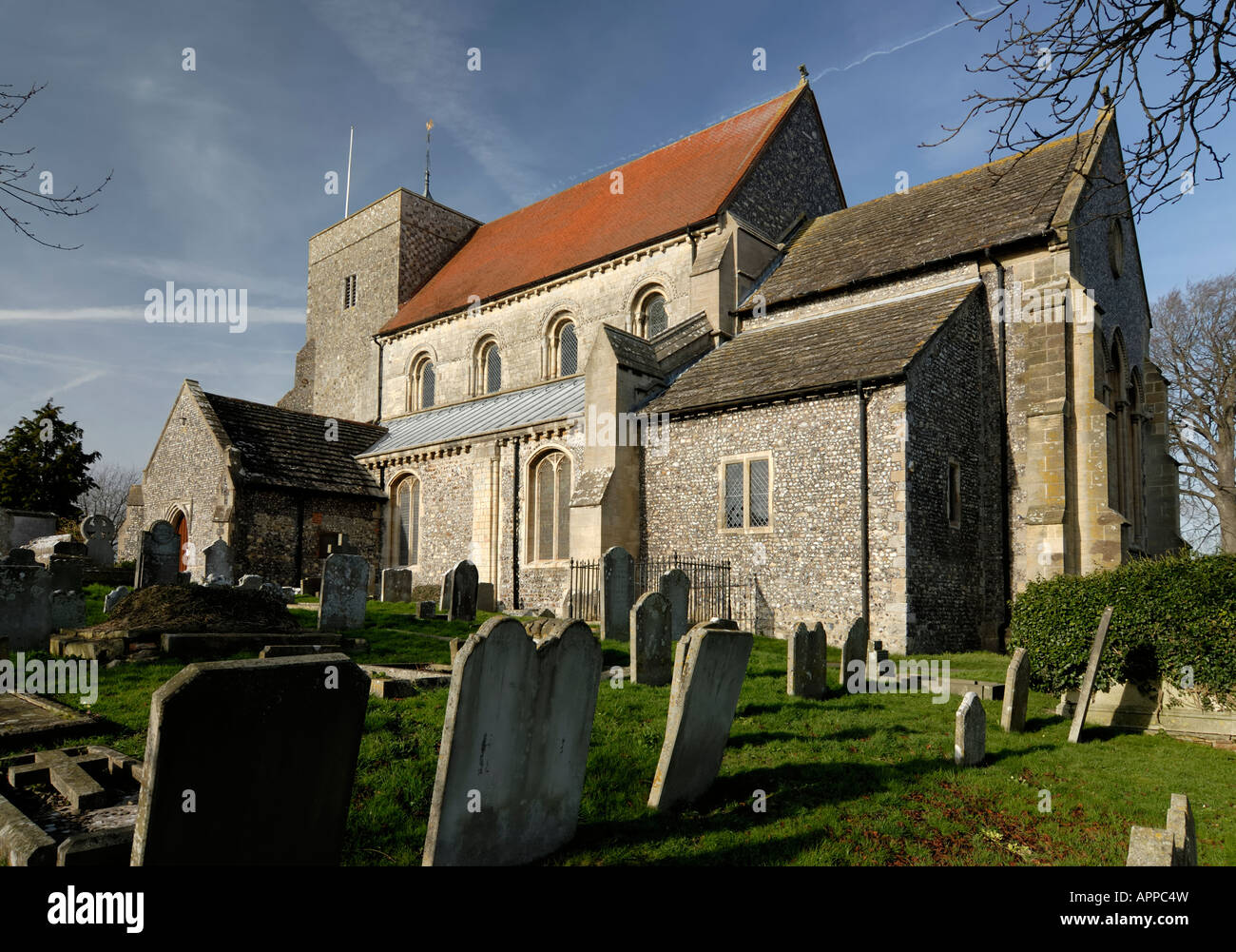St Andrews Church Steyning Sussex Stock Photo