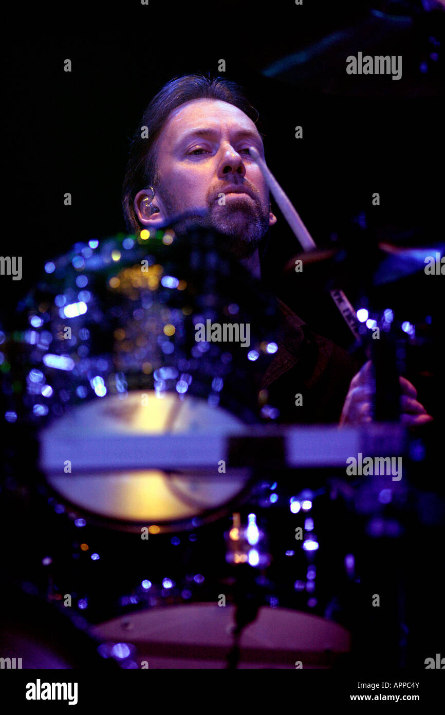 Drummer matt letley status quo hires stock photography and images Alamy
