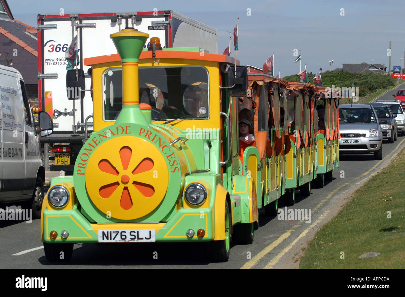 Porthcawl Road Train In Rest Bay Stock Photo Alamy Porthcawl Road Train In Rest Bay Stock Photo Alamy