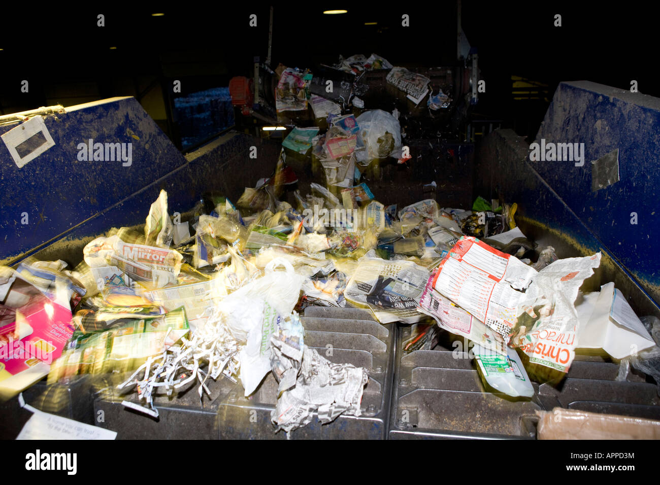 Community waste recycling Milton Keynes Stock Photo