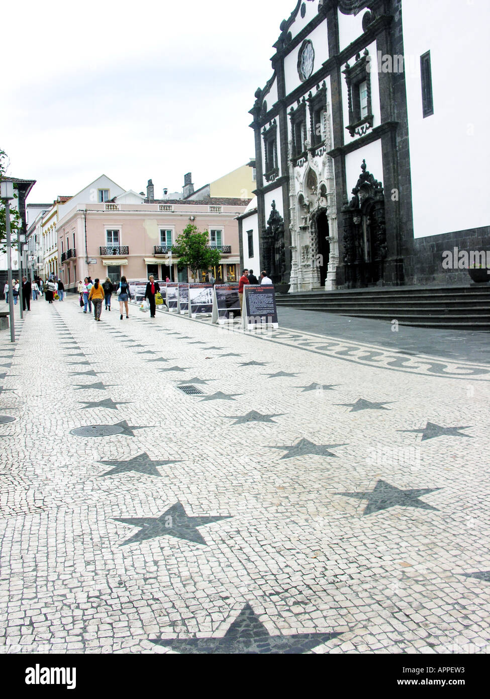 Ponta Delgada Sao Miguel island capital of the Azores Stock Photo - Alamy