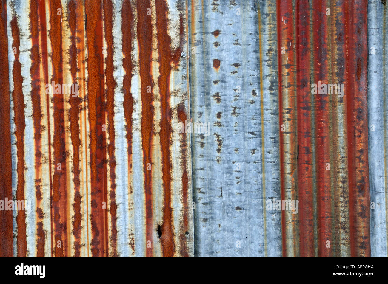 Corrugated sheet metal Stock Photo Alamy
