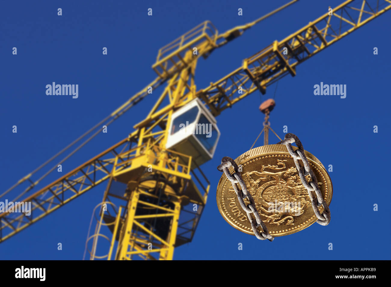 Coin money crane hi-res stock photography and images - Alamy
