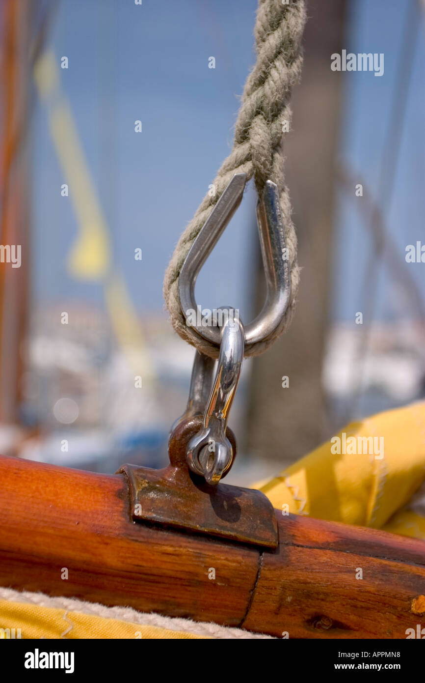 details of old antic traditionnal wooden boat Stock Photo - Alamy