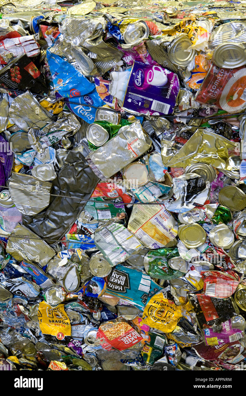 Community waste recycling Milton Keynes Stock Photo Alamy