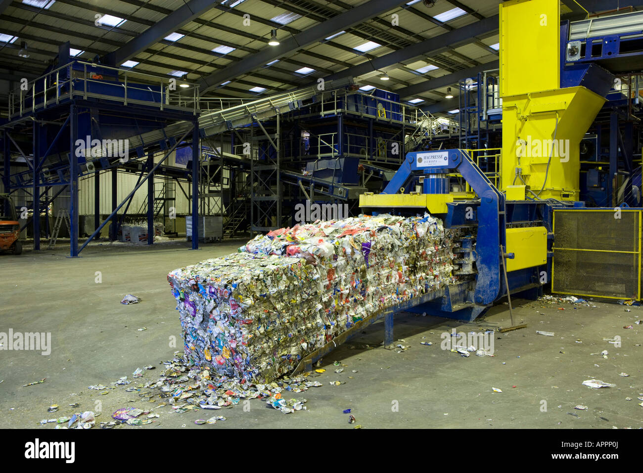 Community waste recycling Milton Keynes Stock Photo Alamy