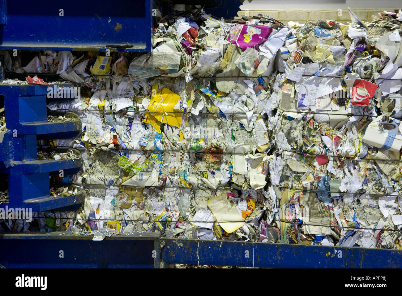 Community waste recycling Milton Keynes Stock Photo Alamy