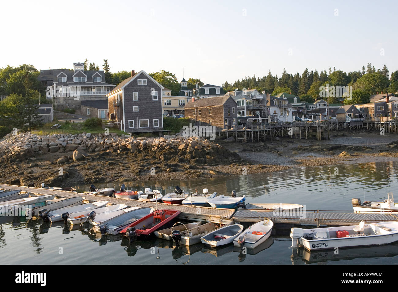 Low tide in Stonington Maine USA New England Stock Photo Alamy