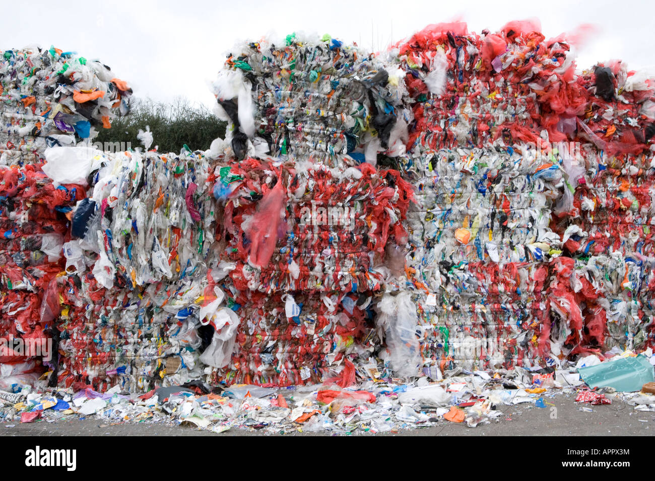 Community waste recycling Milton Keynes Stock Photo Alamy