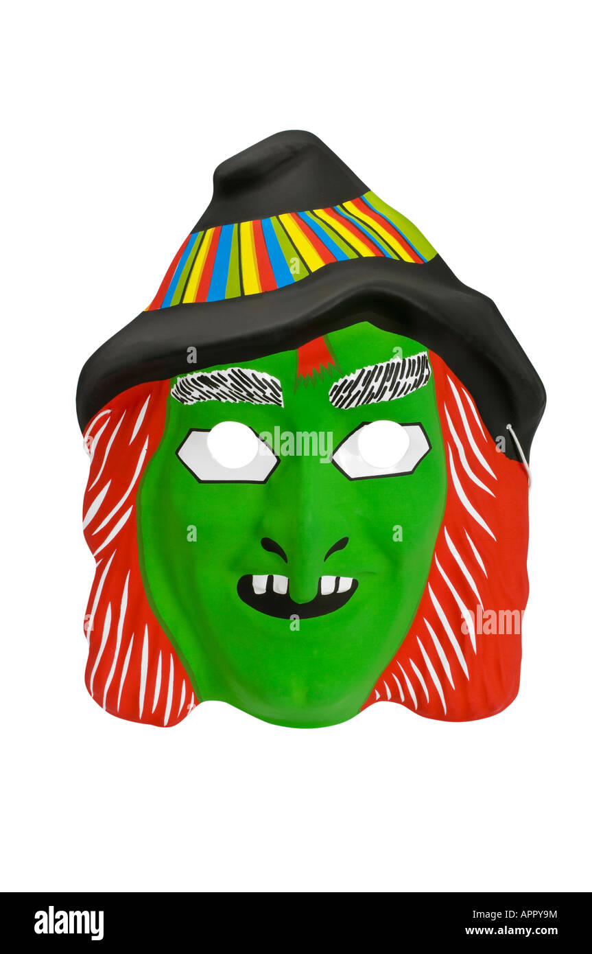 Halloween witch mask Stock Photo Alamy