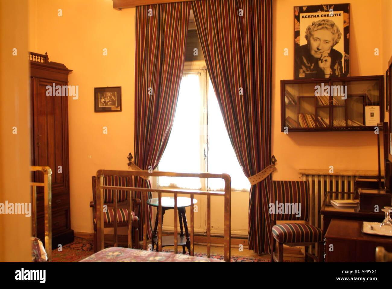 Agatha Christie's room at Pera Palas Hotel in Istanbul, Turkey Stock Photo