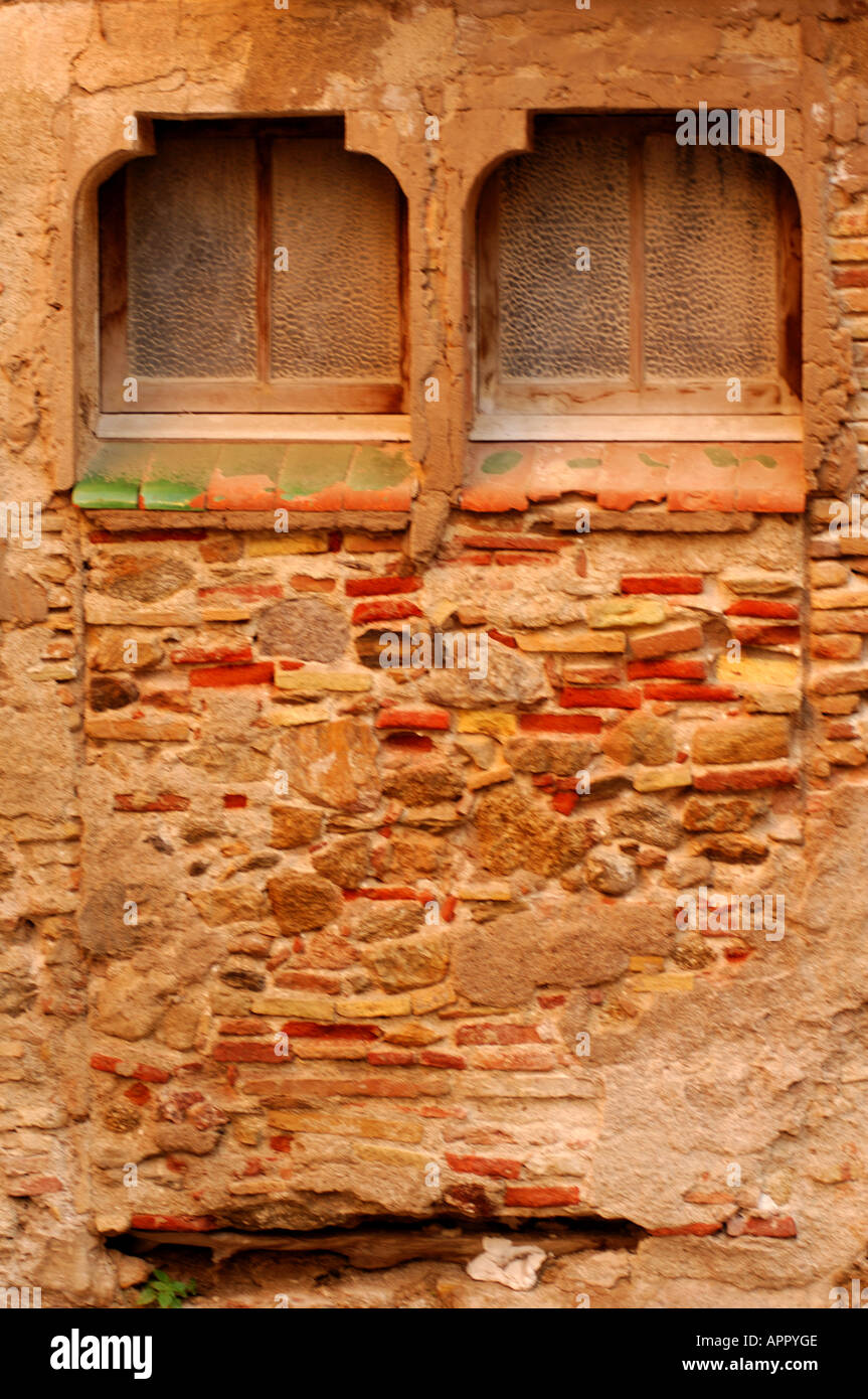old walls doors and windows shutters and blinds in a rustic style