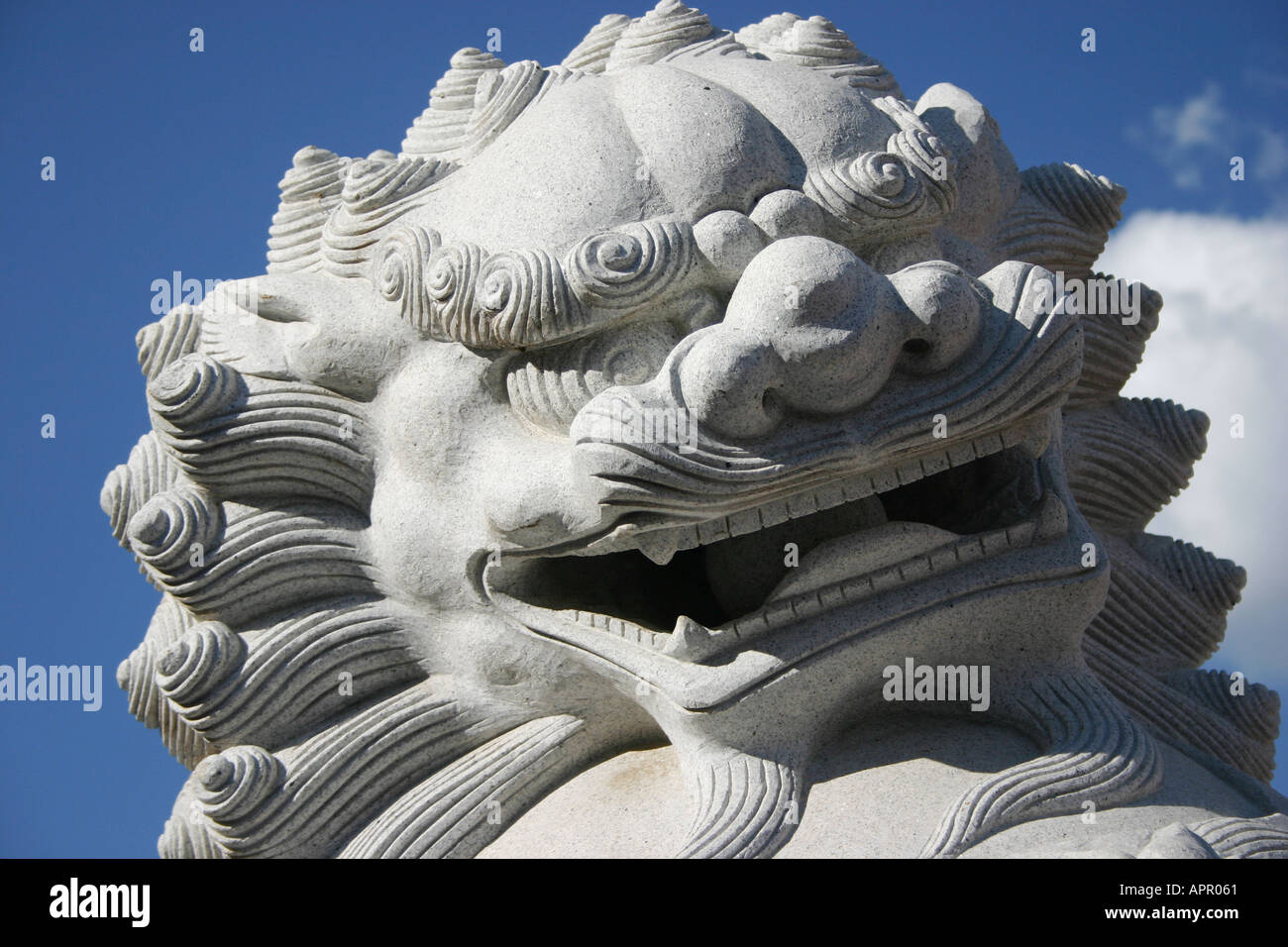 Head of chinese dragon statue Stock Photo - Alamy