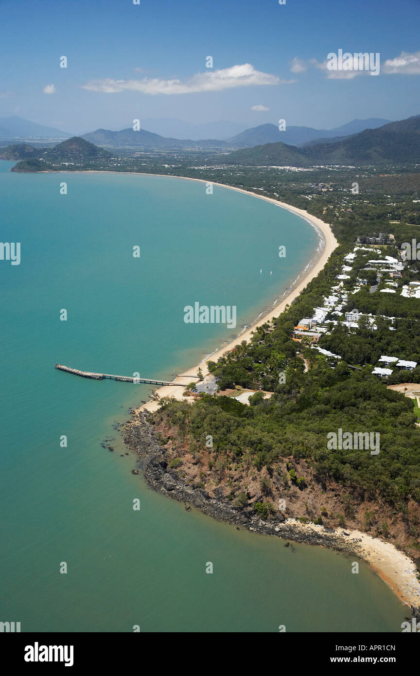 Palm Cove Cairns North Queensland Australia aerial Stock Photo Alamy