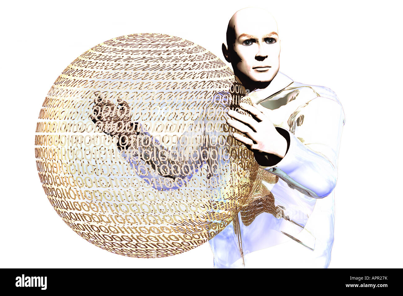 Binary man Cut Out Stock Images & Pictures - Alamy