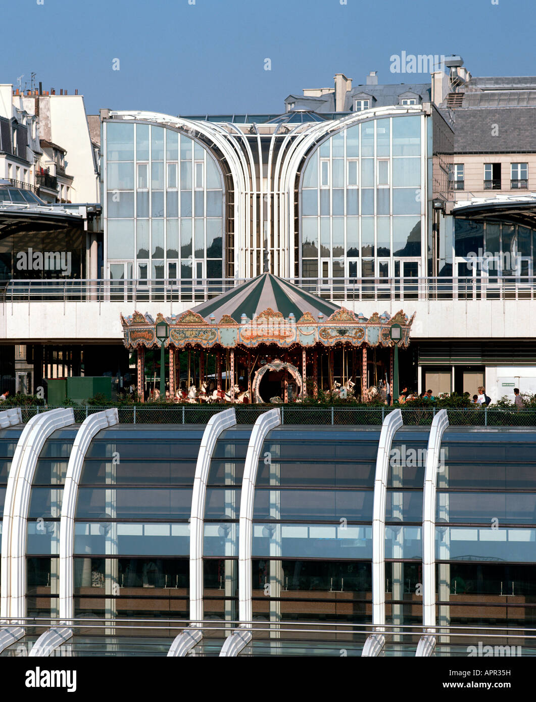 EU FR France Region Ile de France Paris 4 Arrondissement The Forum des Halles Medium format more images on request No third part Stock Photo