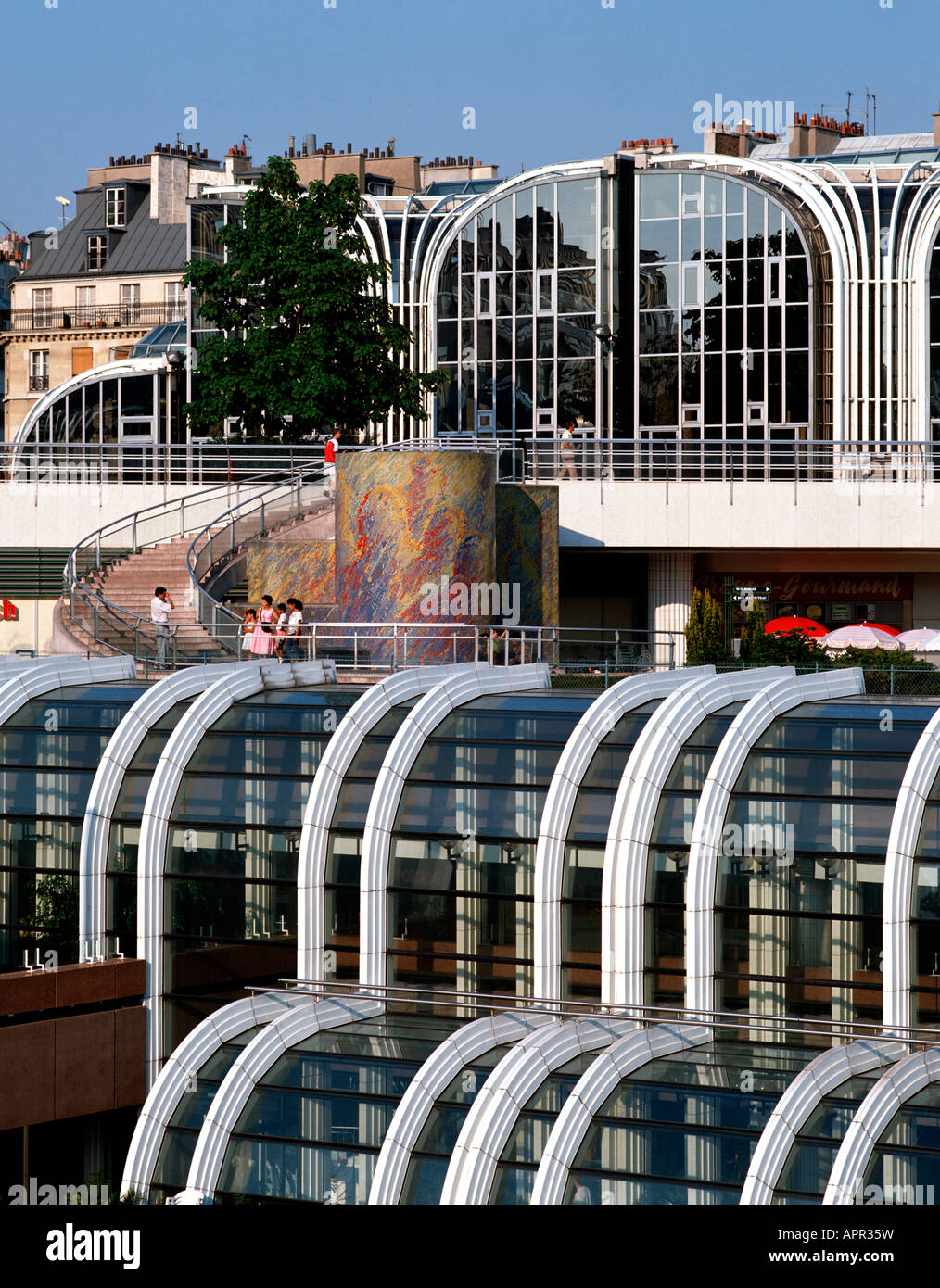 EU FR France Region Ile de France Paris 4 Arrondissement The Forum des Halles Medium format more images on request No third part Stock Photo