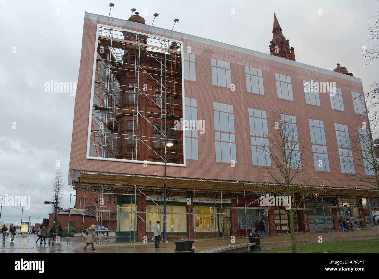 Methodist Central Hall, Birmingham. Renovation Stock Photo Alamy