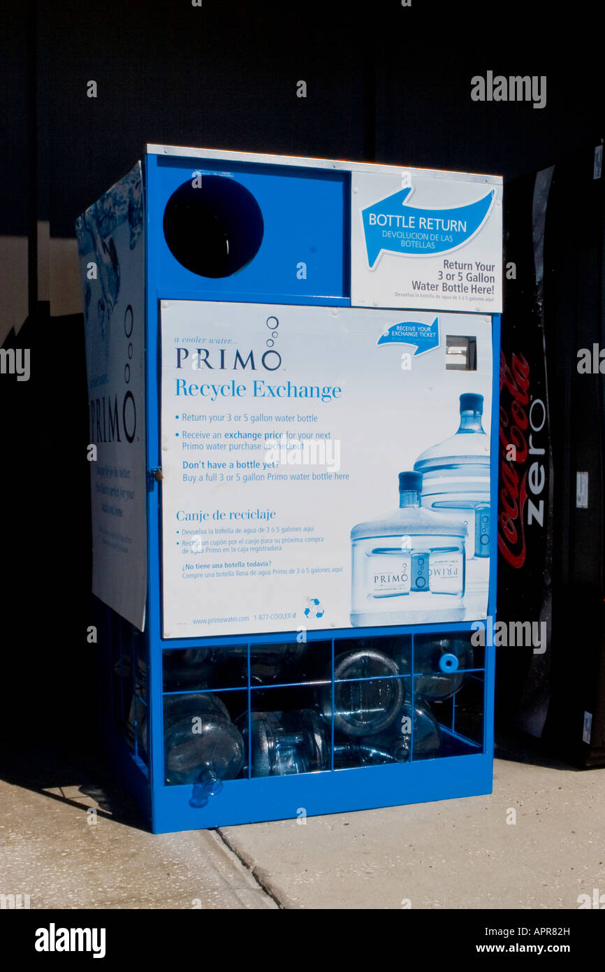 Plastic Bottle Recycling Center Stock Photo Alamy