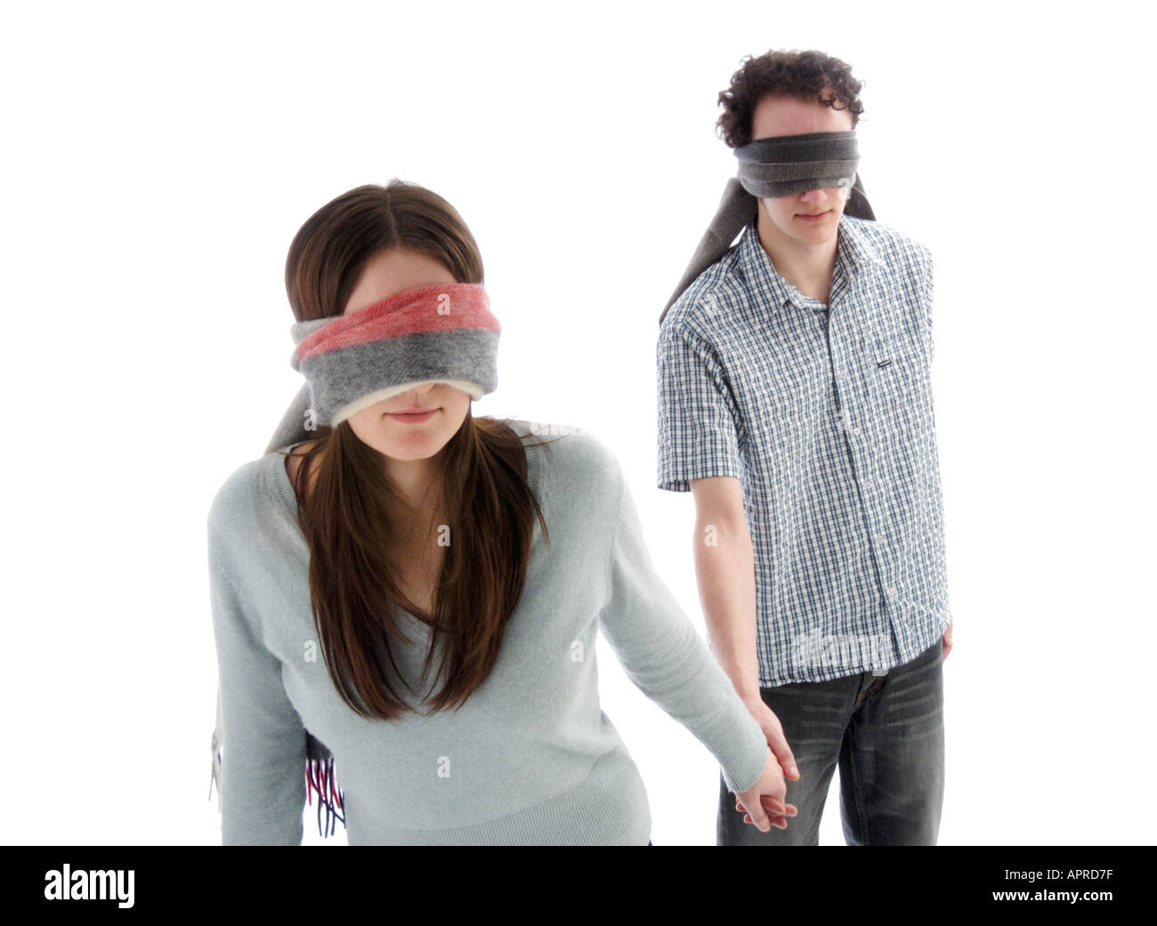 Blind Leading the Blind Stock Photo - Alamy