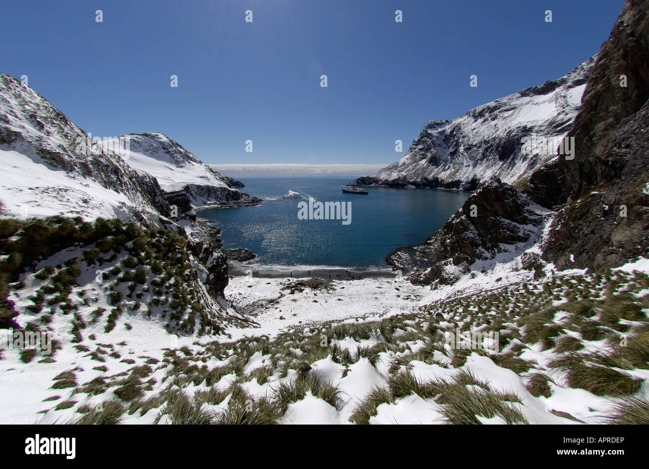 Hercules Bay South South Atlantic Ocean Stock Photo Alamy