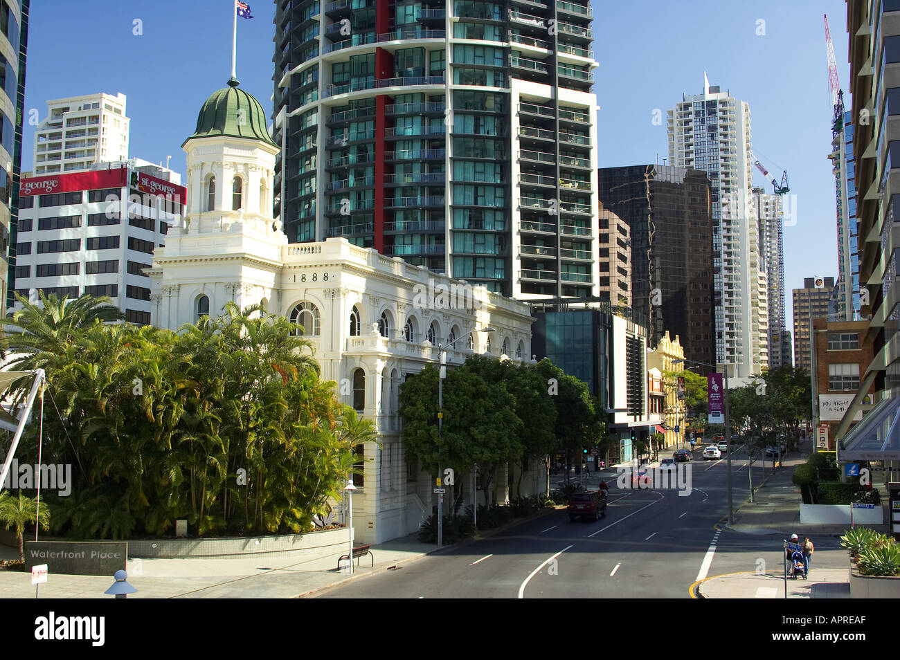 Historic Naldham House 1888 Brisbane Queensland Australia Stock Photo