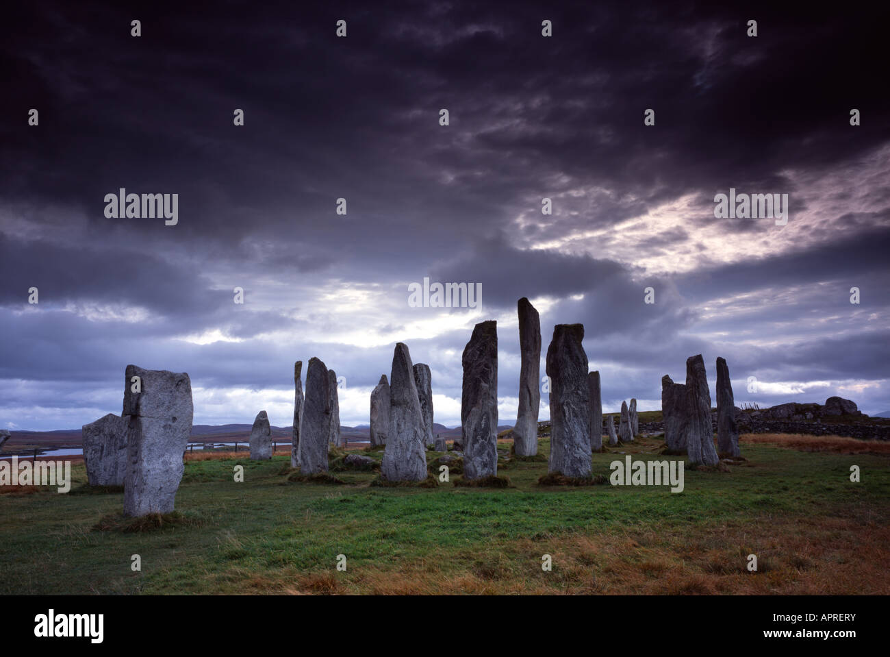 Uk Standing Rocks Standing stones at Callanish, Lewis, Outer Hebrides, Scotland, UK Stock ...