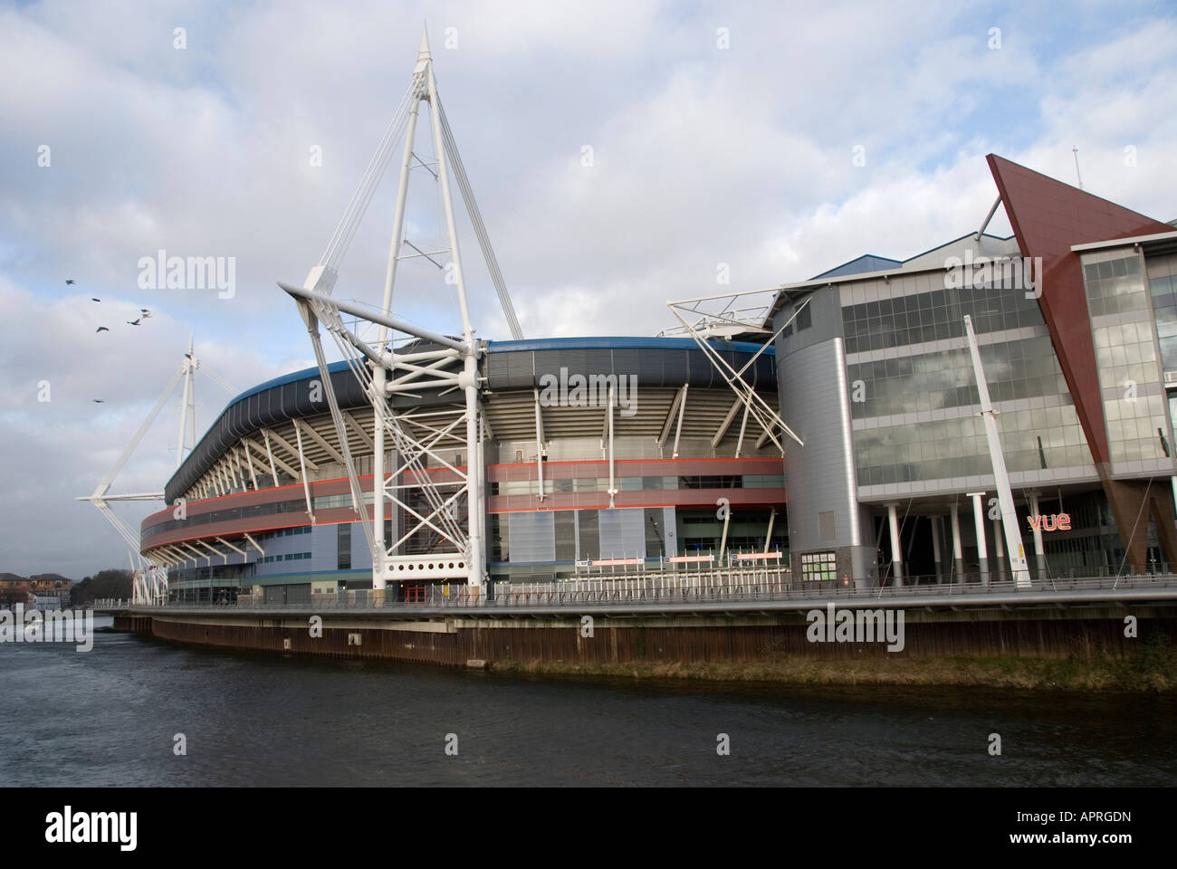 The Millennium Stadium, Cardiff, Wales, UK. The national stadium of Wales, built in 1999 by John Laing plc Stock Photo