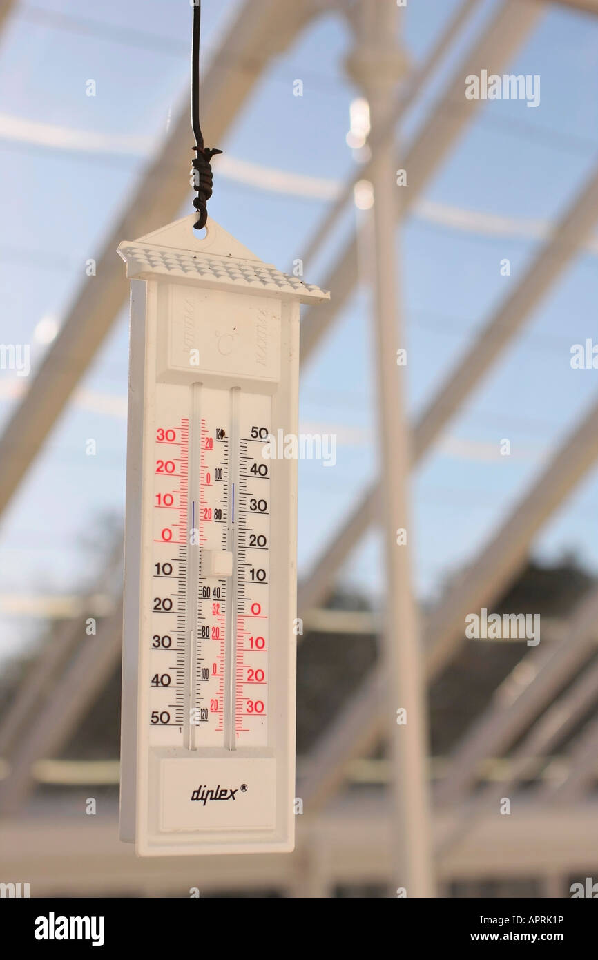 Greenhouse Thermometer Stock Photos & Greenhouse Thermometer Stock