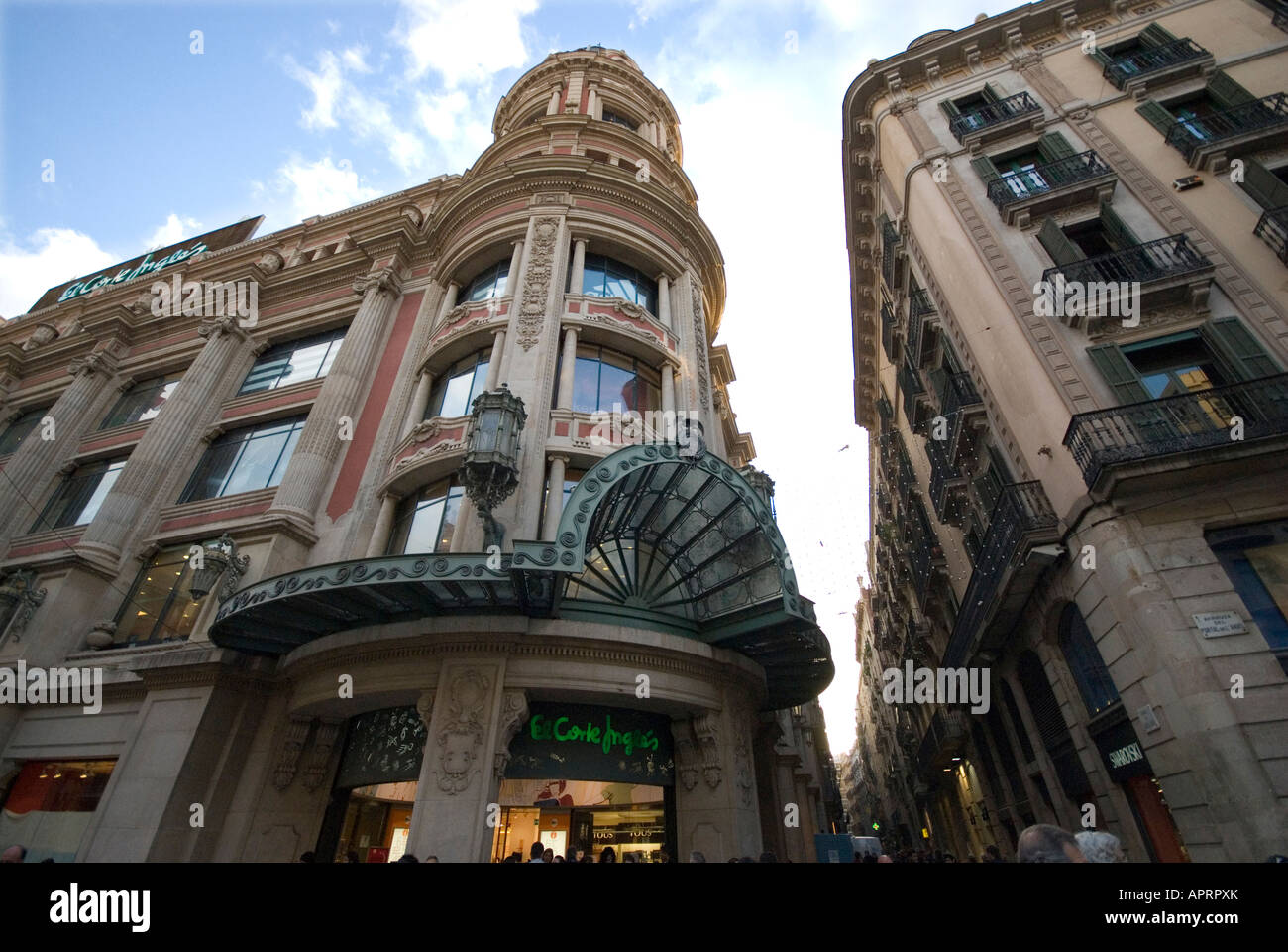 Departments store in Barcelona Stock Photo