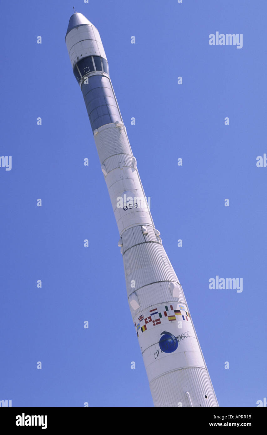 Ariane 1 Launcher Stock Photo