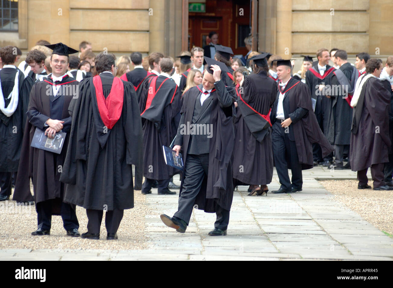 Oxford University graduates at graduation day ceremony Stock Photo Alamy